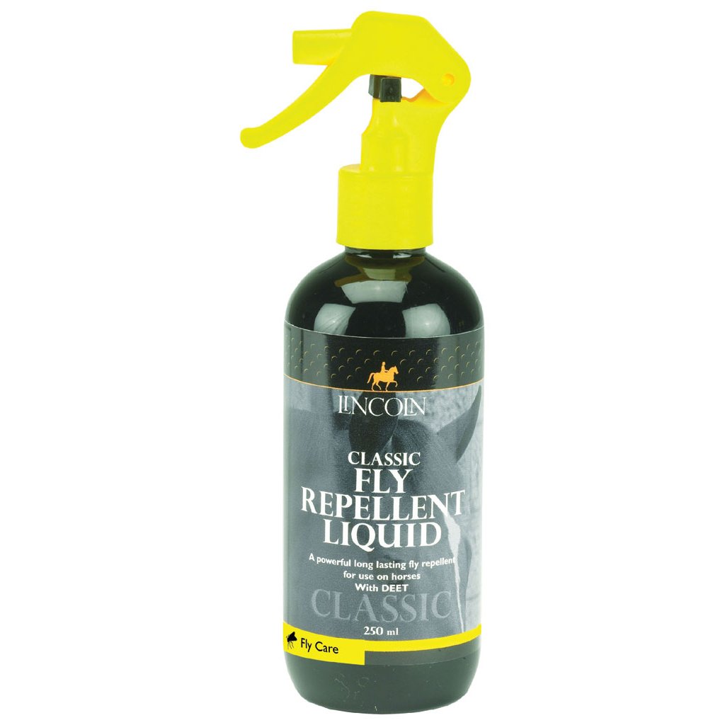 Lincoln Classic Fly Repellent Spray with DEET and Lemongrass Oil