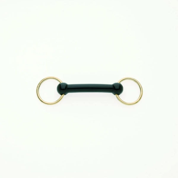 1068 nylon in-hand bit with brass rings 3.75