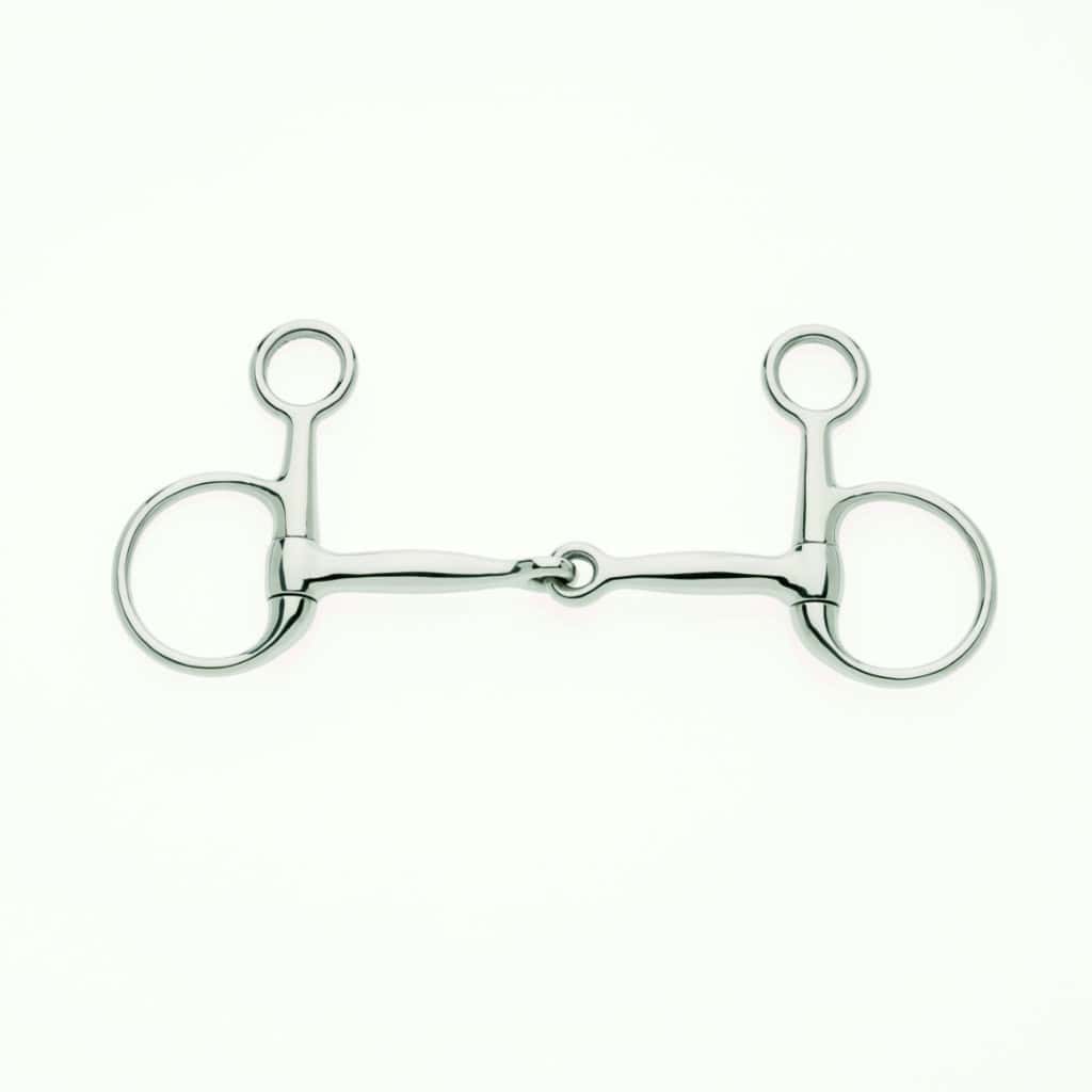 Jointed Baucher Hanging Cheek Snaffle Bit