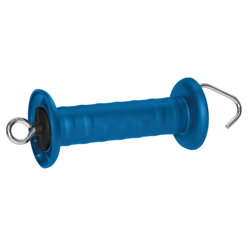 Corral electric fence gate handle plus connector