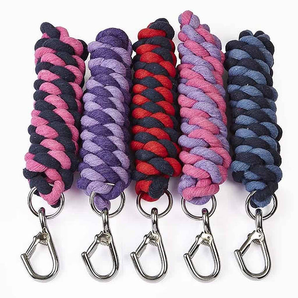 Sound Lead Rope Two-Tone Cotton Lead Rope - equichoice.co.uk