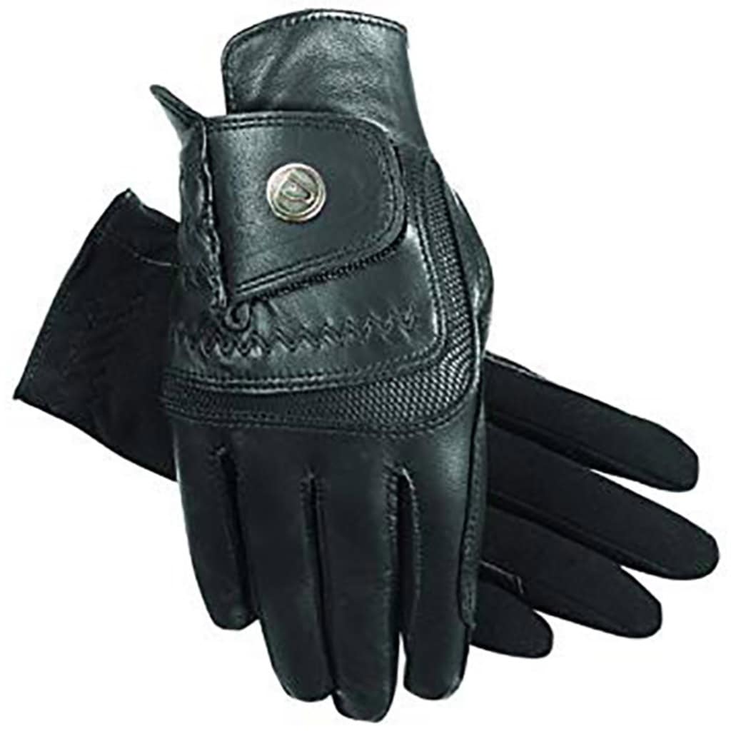SSG Hybrid Leather and Aquasuede Riding Gloves