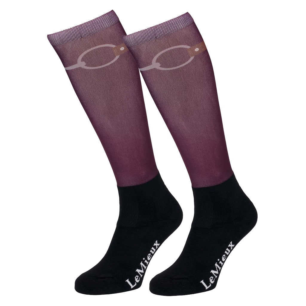 LeMieux Footsie Socks - Fig