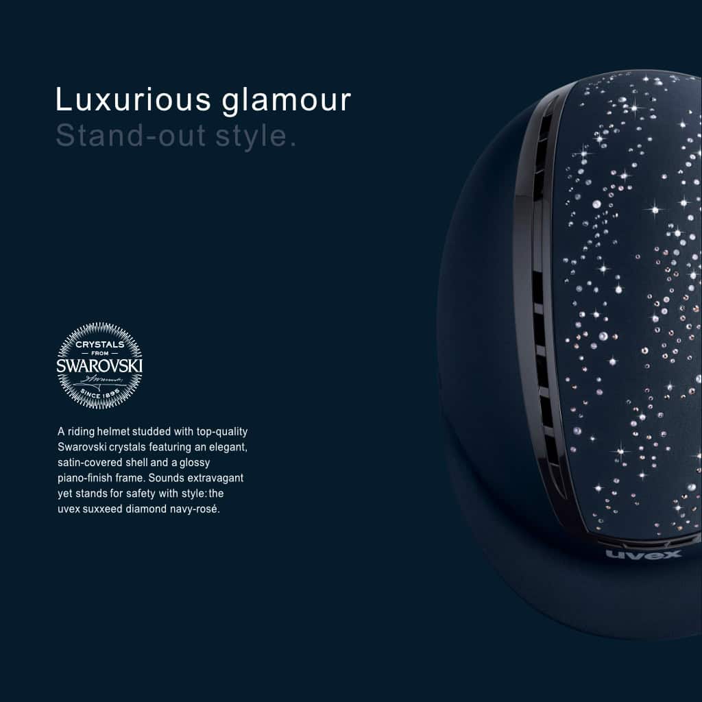 UVEX SUXXEED Diamond Riding Hat