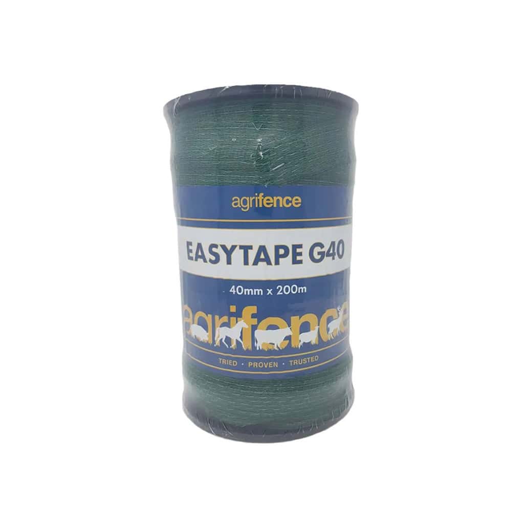 Agrifence Easytape G40 Green Polytape 40mm x 200m (H4607)
