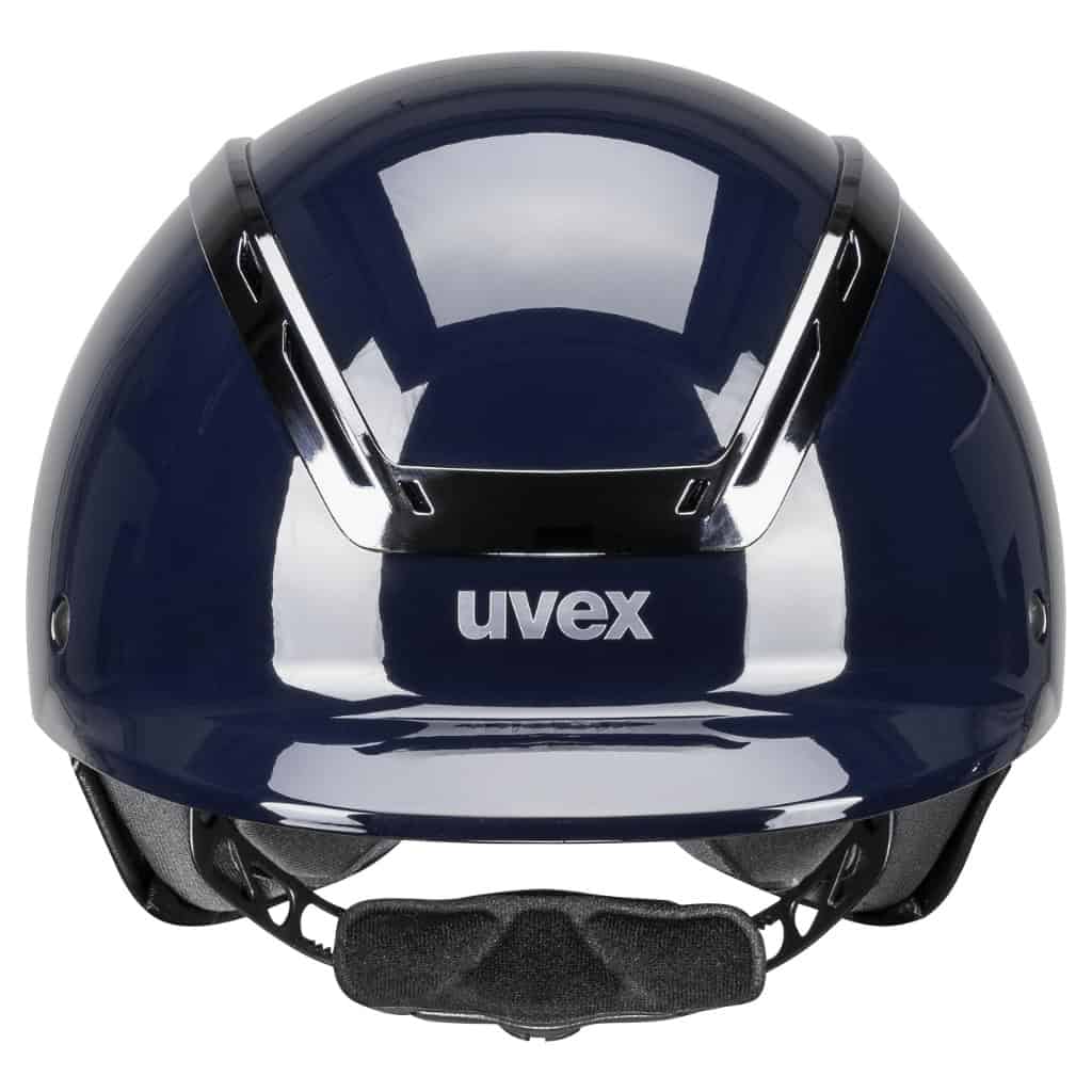 UVEX Exxeed Shiny Chrome Hybrid Riding Helmet