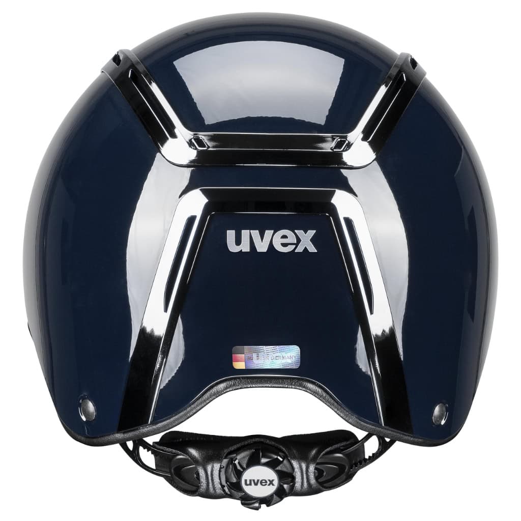 UVEX Exxeed Shiny Chrome Hybrid Riding Helmet