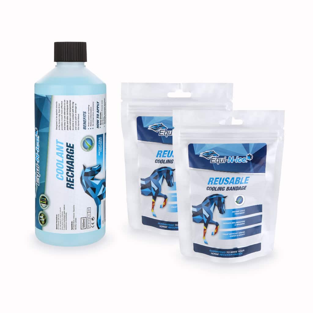 Equi-N-ice Cooling Bandages Stable Pack