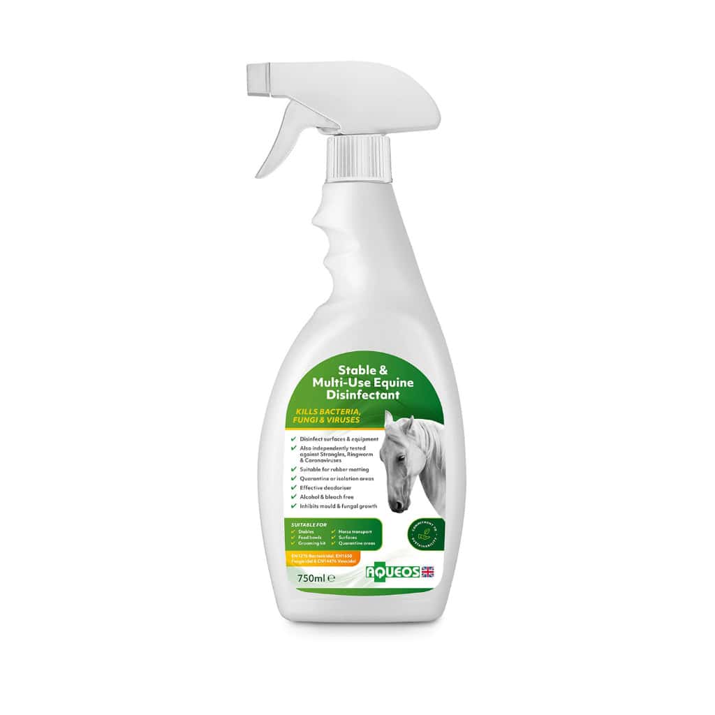 Aqueos Stable and Multi-Use Equine Disinfectant Spray