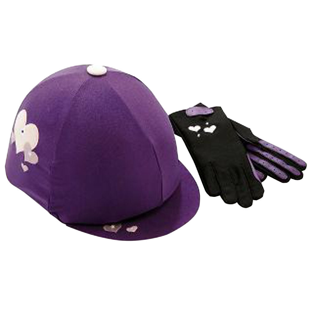 Hat Cover - Heart Cluster, Purple