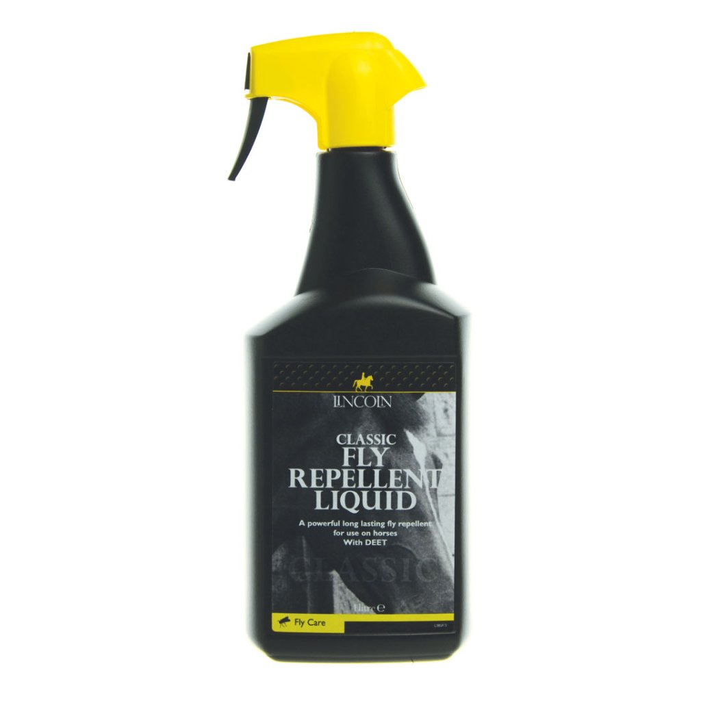 Lincoln Classic Fly Repellent Spray with DEET and Lemongrass Oil