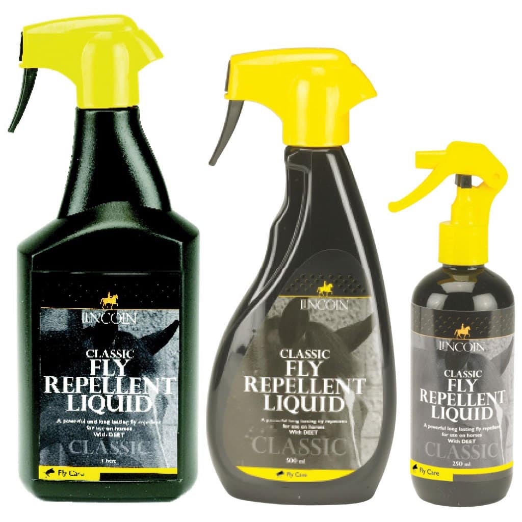 Lincoln Classic Fly Repellent Spray with DEET and Lemongrass Oil