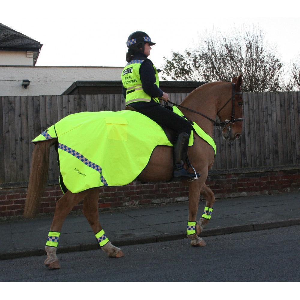 Equisafety POLITE Wraparound 5&#39;6&quot; - 5&#39;9&quot; Pony Exercise Rug (Old Stock)