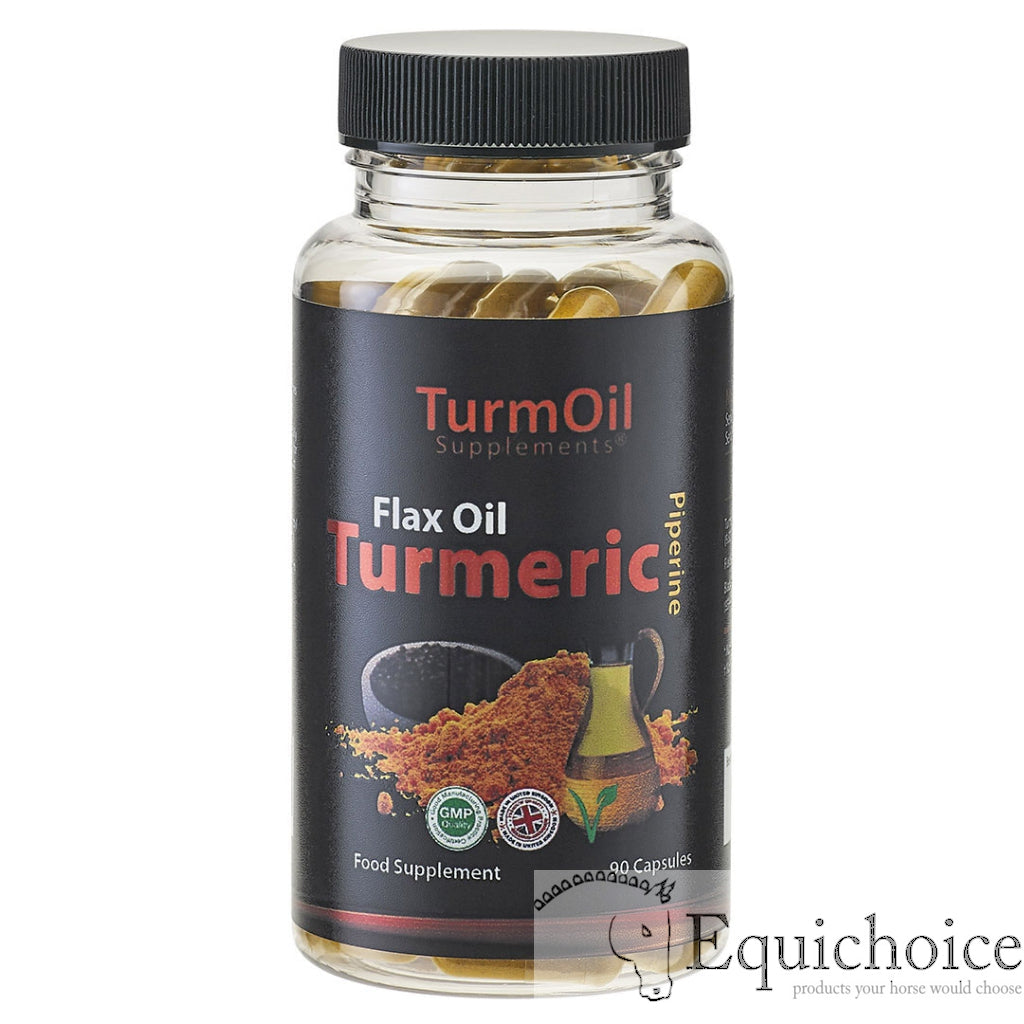 Turmoil Turmeric, Flax Seed and Black Pepper Capsules for Humans