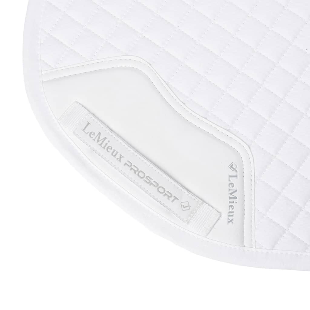 LeMieux ProSport Plain White Cotton GP Square