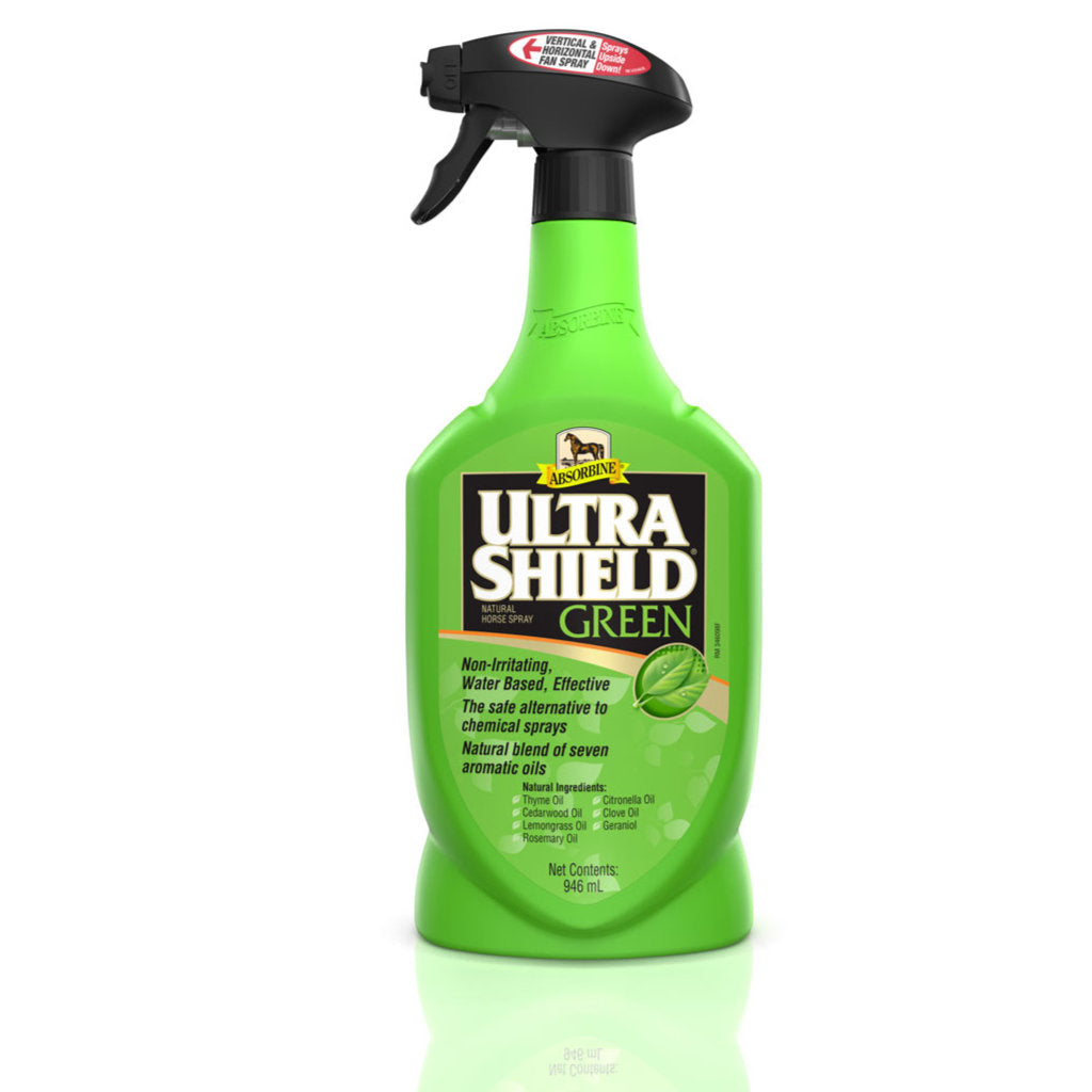 Absorbine Ultrashield Green Natural Fly Spray - equichoice.co.uk