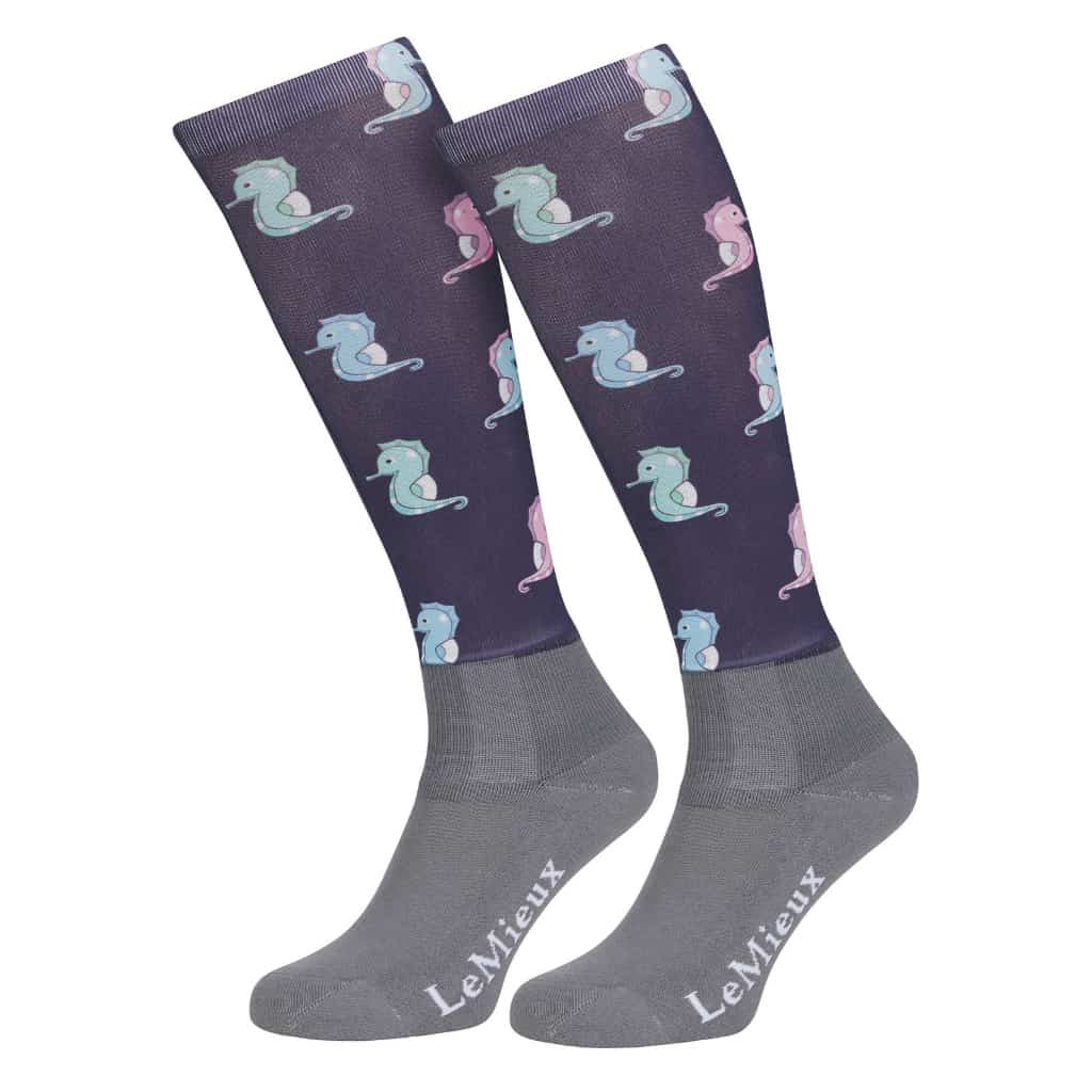LeMieux Footsie Socks - Seahorses