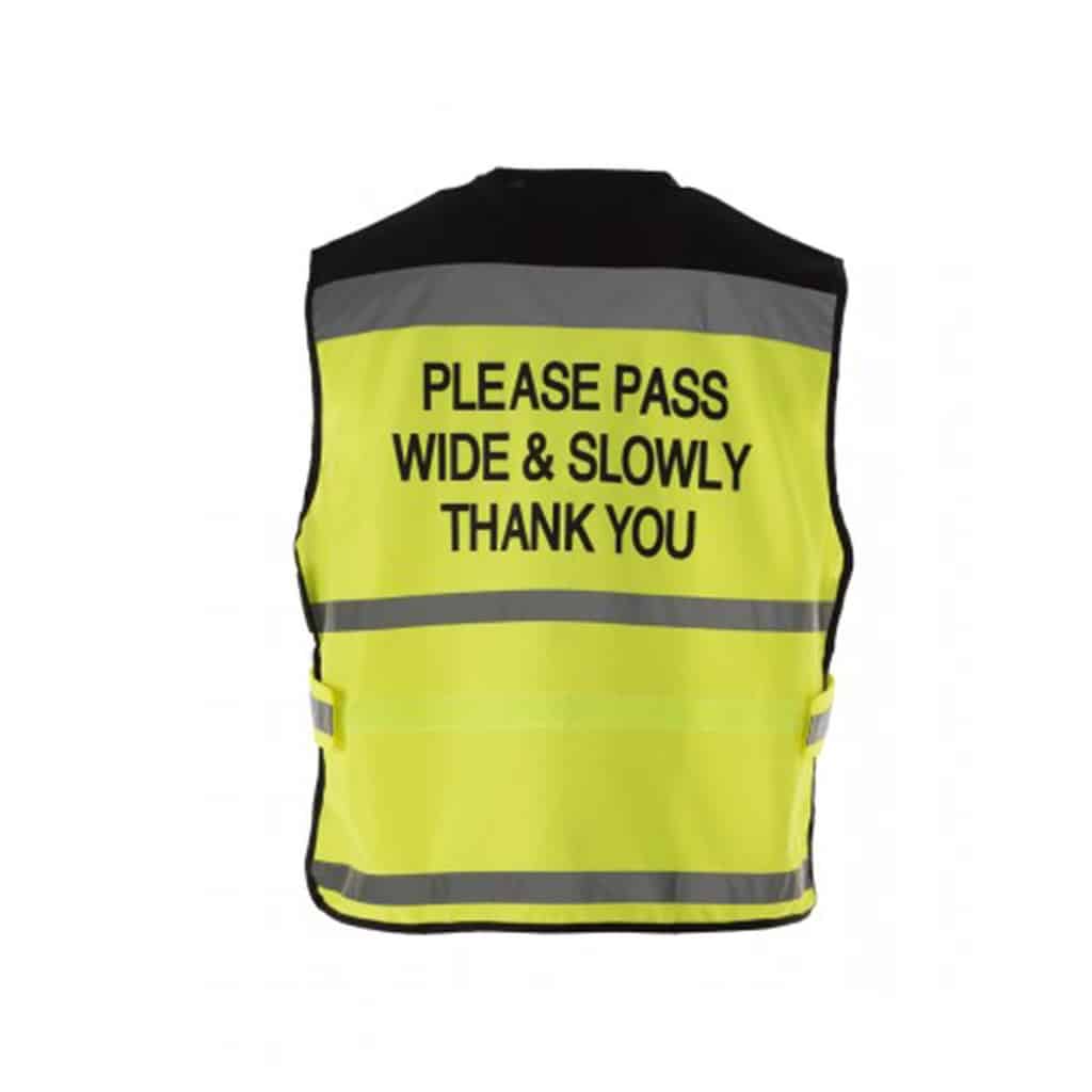 Fluorescent Air Waistcoat - Please Pass Wide and Slowly