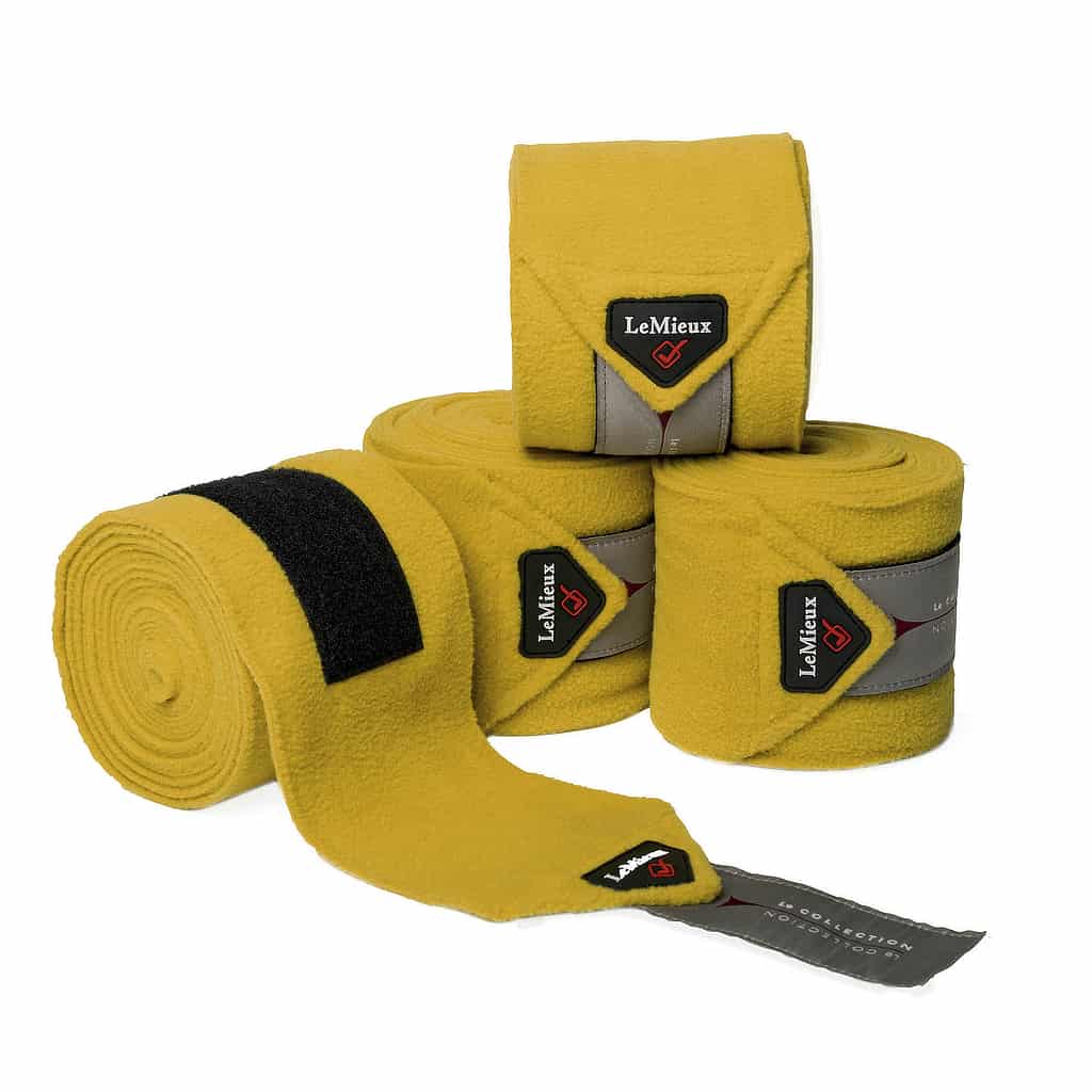 LeMieux Classic Luxury Bandages - Set of 4 - Dijon