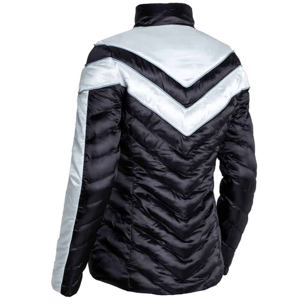 Manteau d'hiver vintage noir pour femme avec fausse fourrure Matilda Manteau d'hiver vintage noir pour femme avec fausse fourrure Matilda