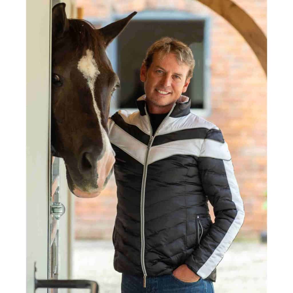 Carl Hester Collection Vincenzo Quilted White Hi Viz Jacket