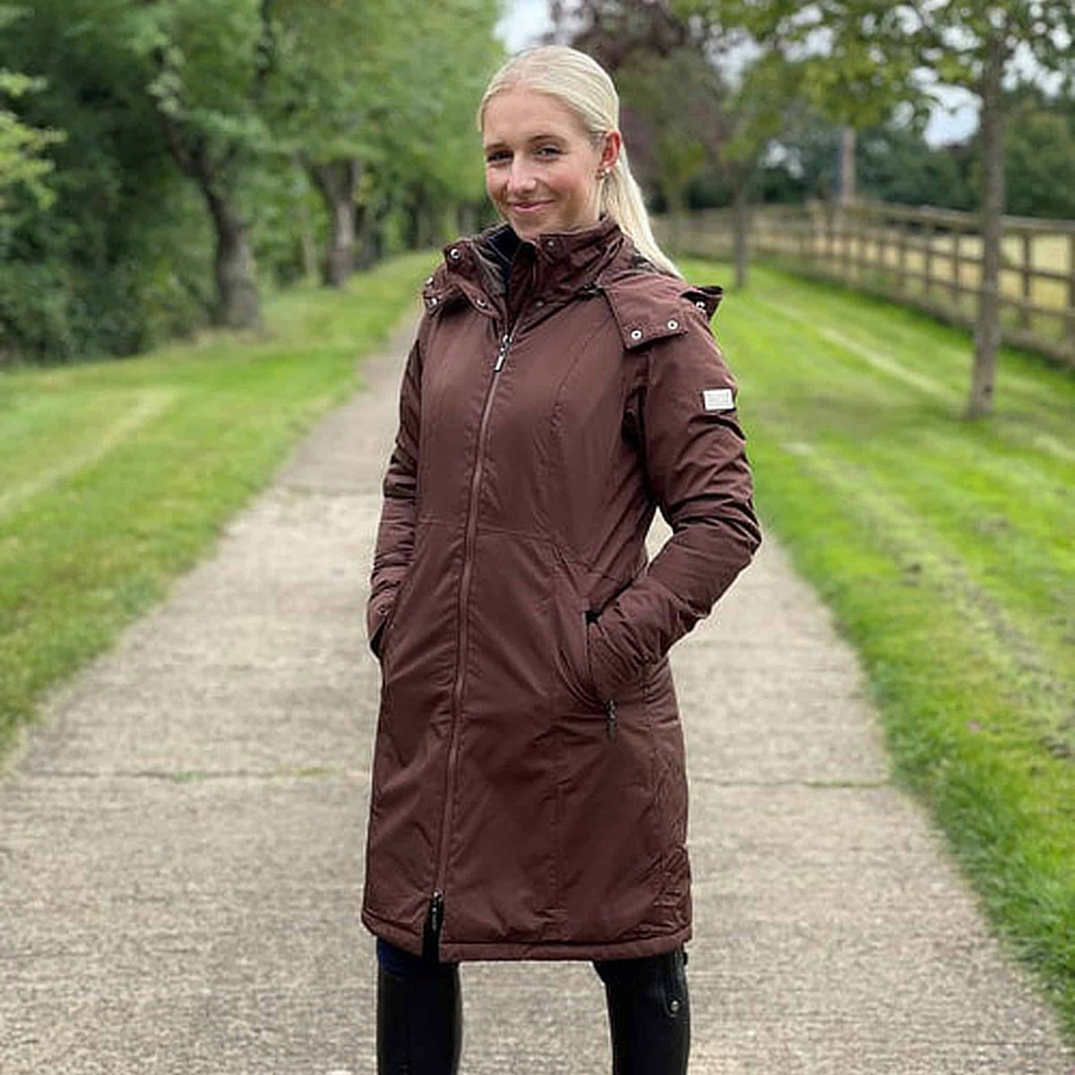 Mark Todd Ladies Performance Long Waterproof Coat