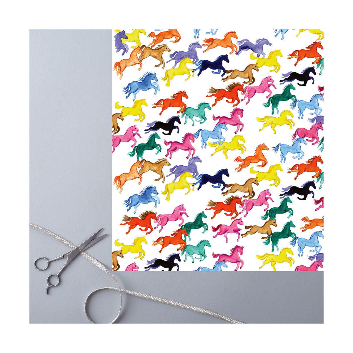 Gift Wrap - Rainbow Ponies