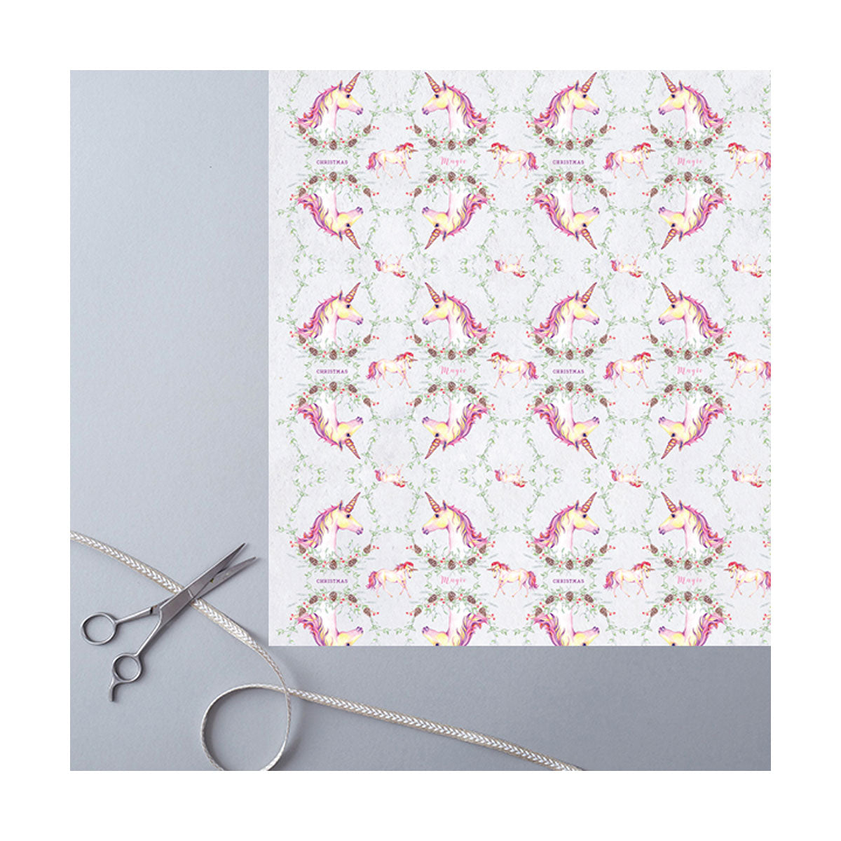 Gift Wrap - Christmas Unicorns