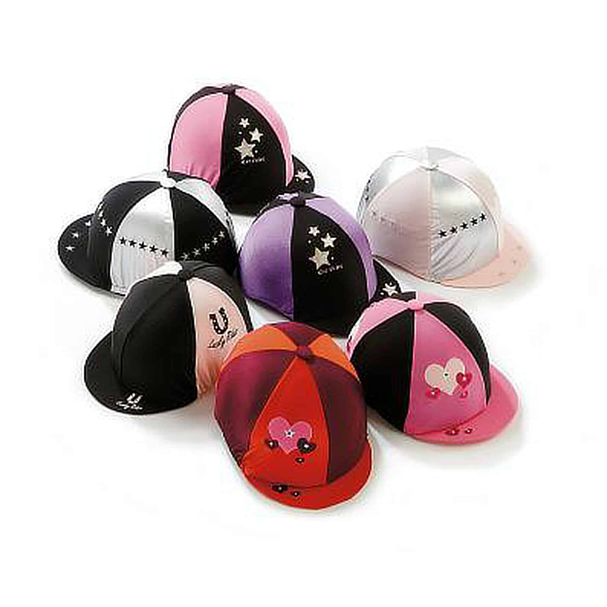 Hat Cover - Heart Cluster, Pink